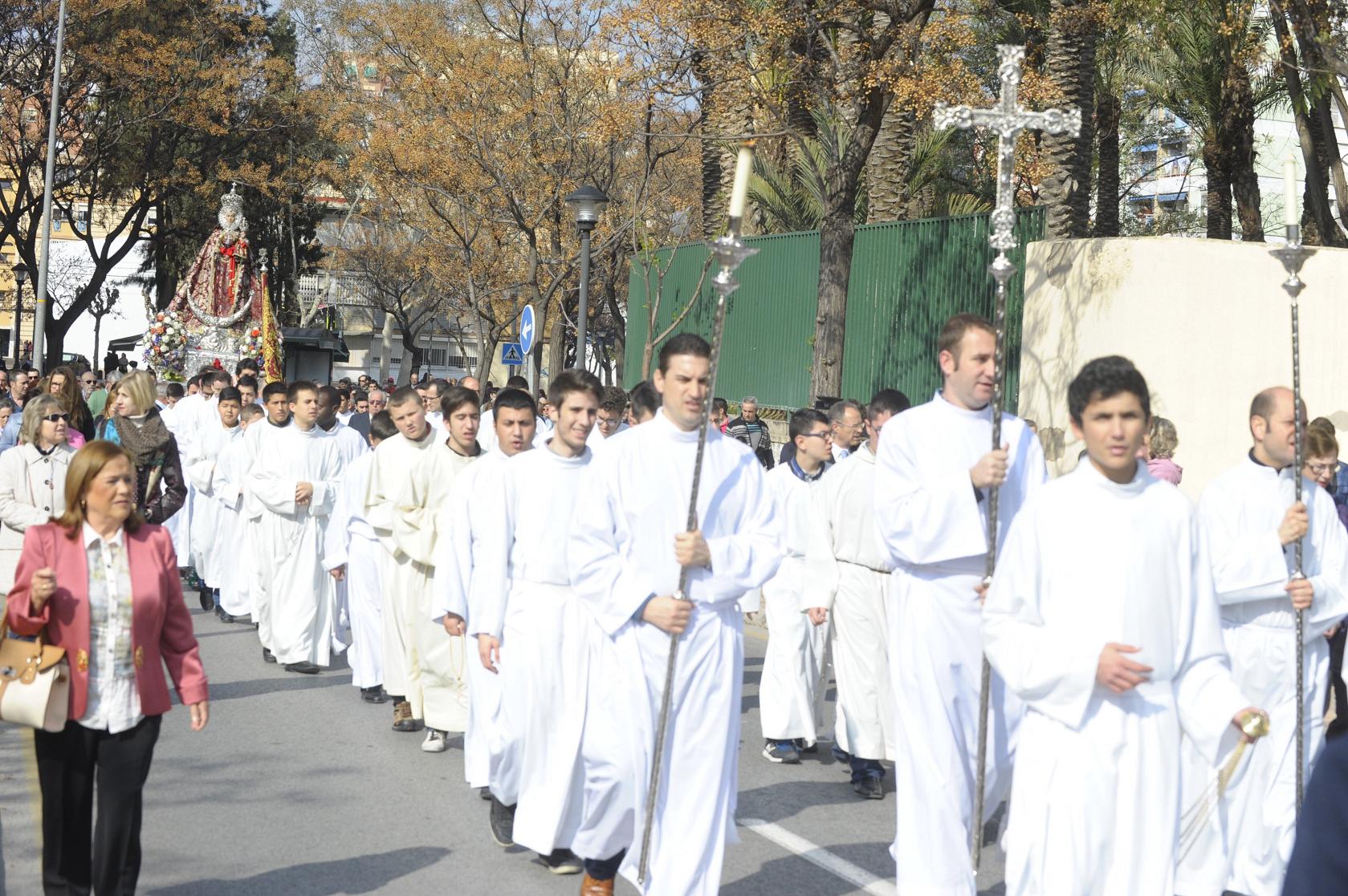 Procesión de la Fuensanta en La Paz