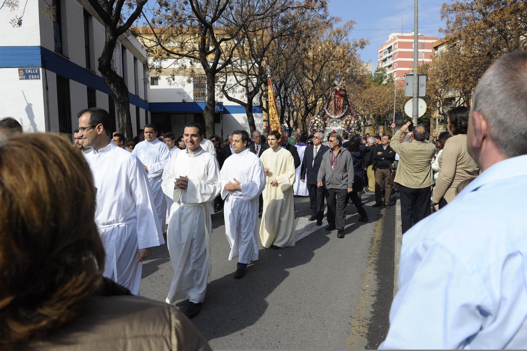 Procesión de la Fuensanta en La Paz