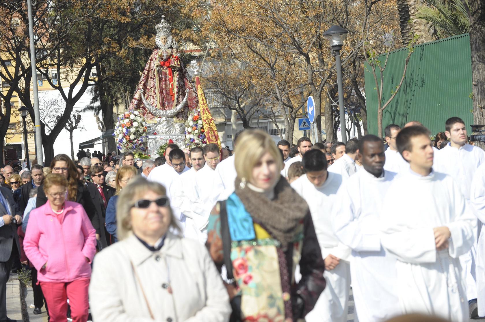 Procesión de la Fuensanta en La Paz