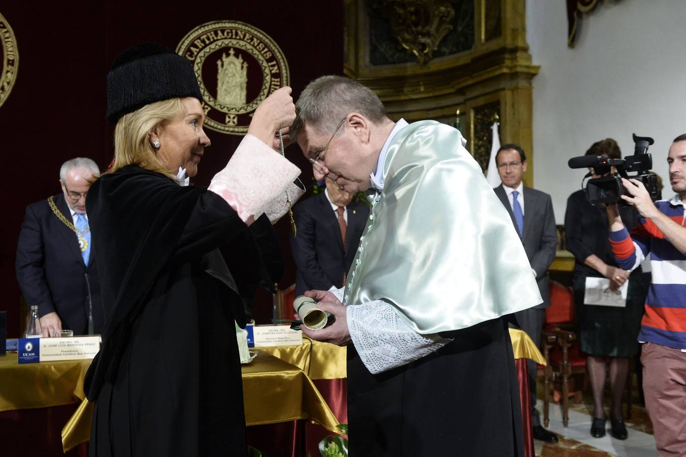 Thomas Bach, investido doctor honoris causa en la UCAM