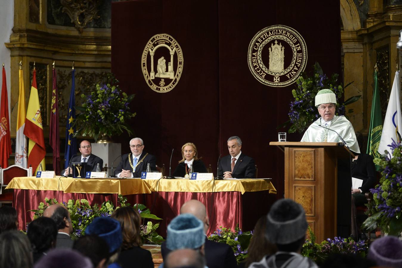 Thomas Bach, investido doctor honoris causa en la UCAM