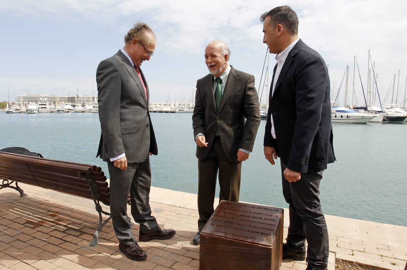 Inauguración del Paseo de la Luz de las Estrellas de Alicante