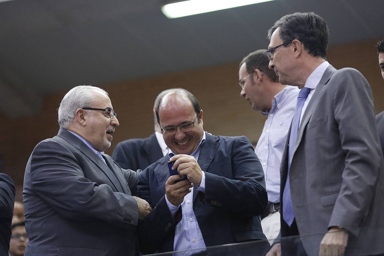 La grada del Ucam-Barcelona