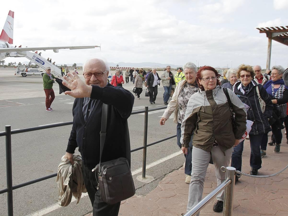 Primera oleada de turistas austriacos