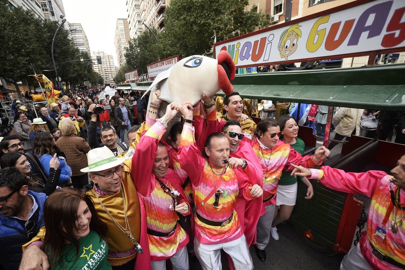 Entrada triunfal en Murcia de la sentenciada