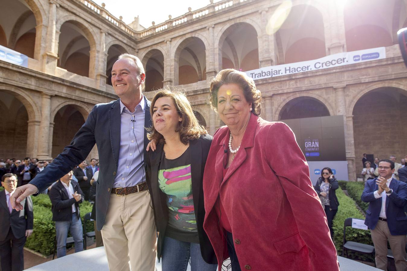 Presentación de Alberto Fabra como candidato del PP a la Generalitat