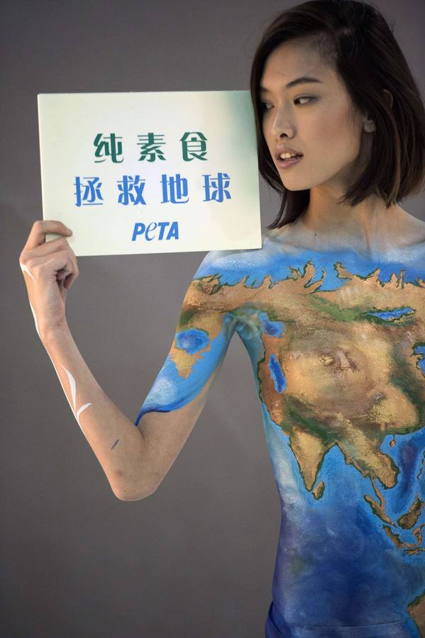 PETA reivindica el estilo de vida vegano