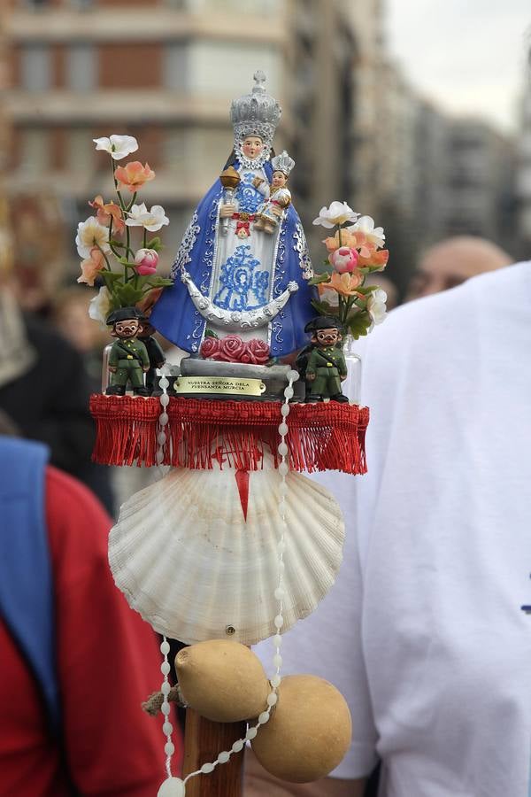 La Virgen de la Fuensanta regresa a su santuario de Algezares