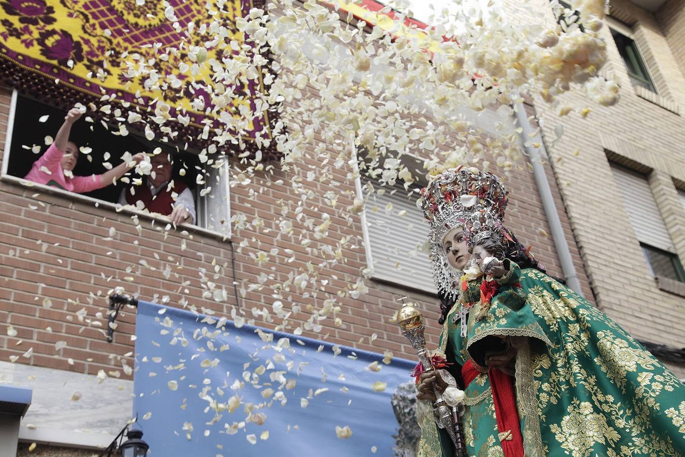 La Virgen de la Fuensanta regresa a su santuario de Algezares