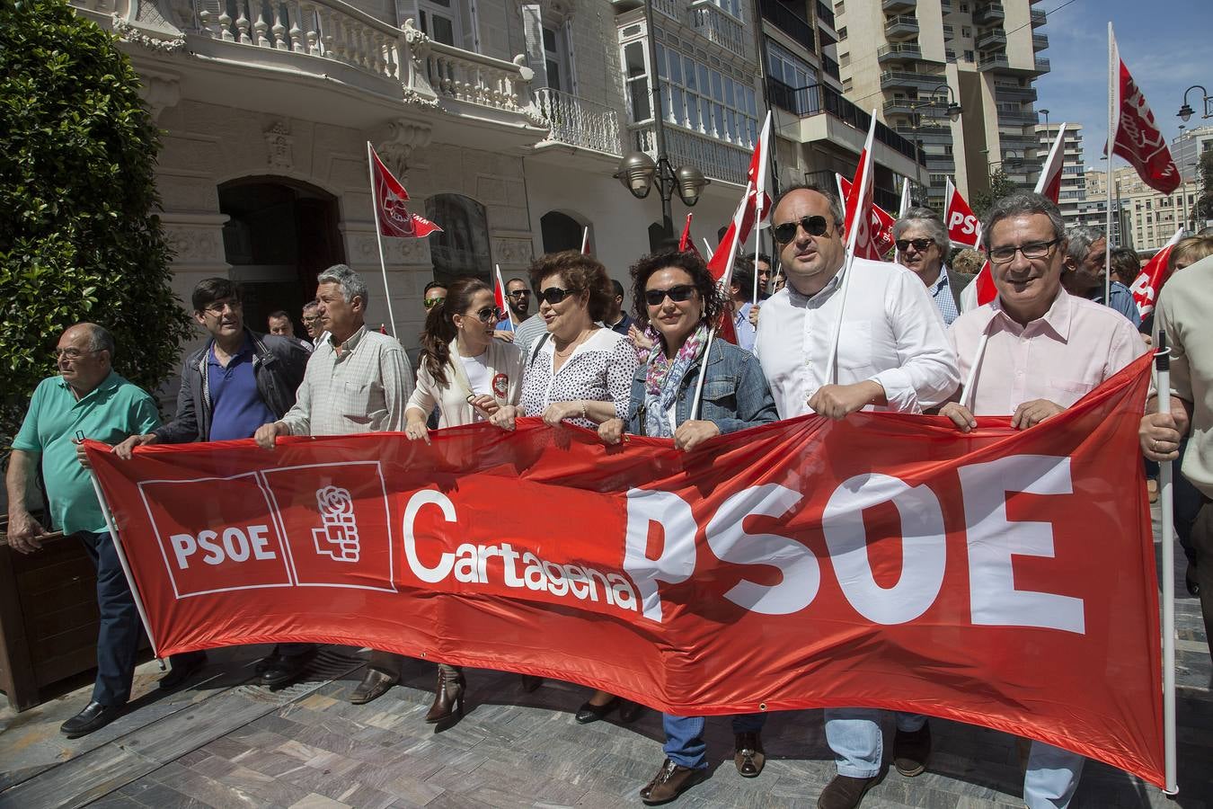 Mil personas se manifiestan en Cartagena contra las políticas de austeridad