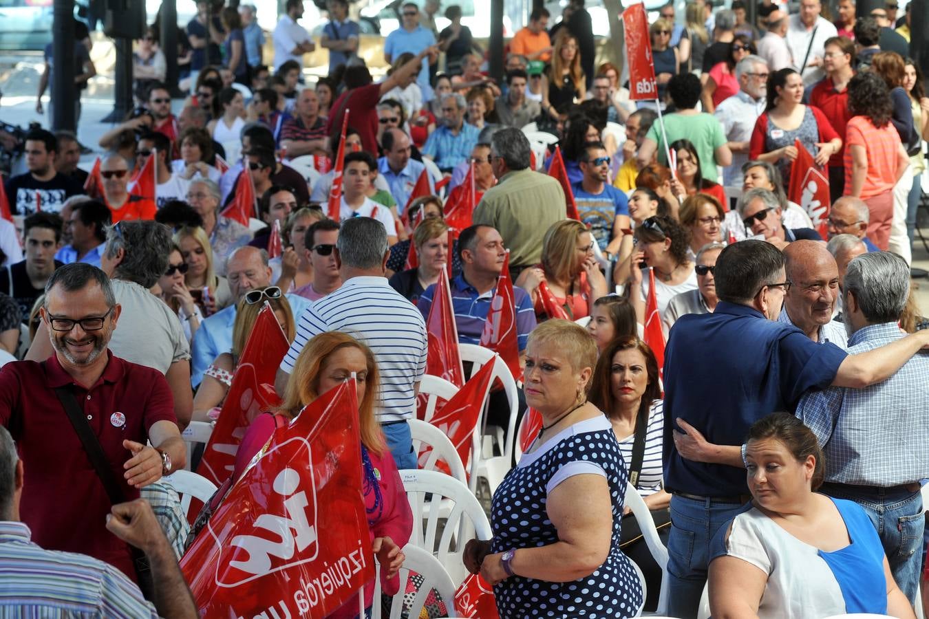 Acto de Alberto Garzón en Murcia