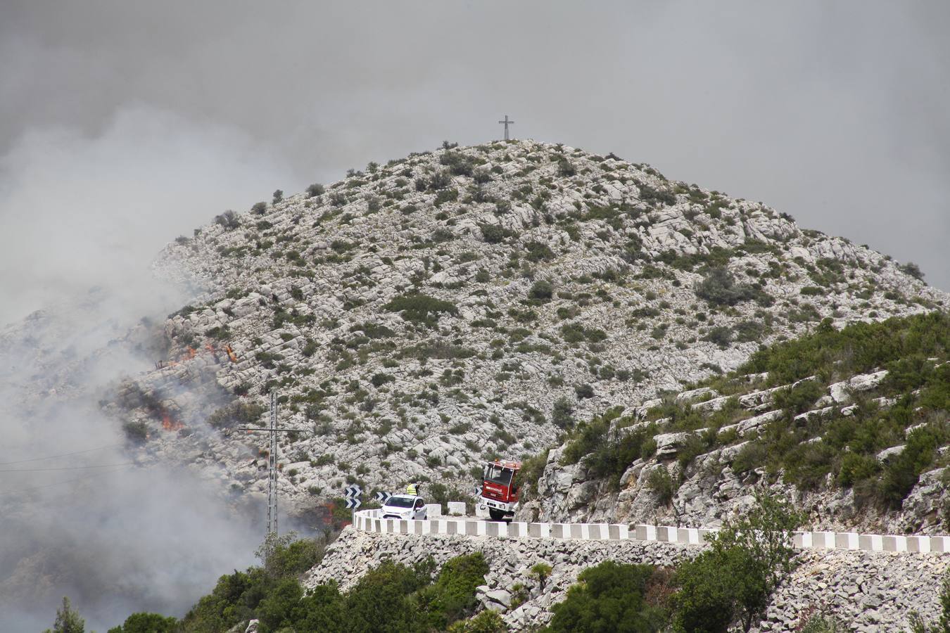 Incendio en La Vall d&#039; Ebo