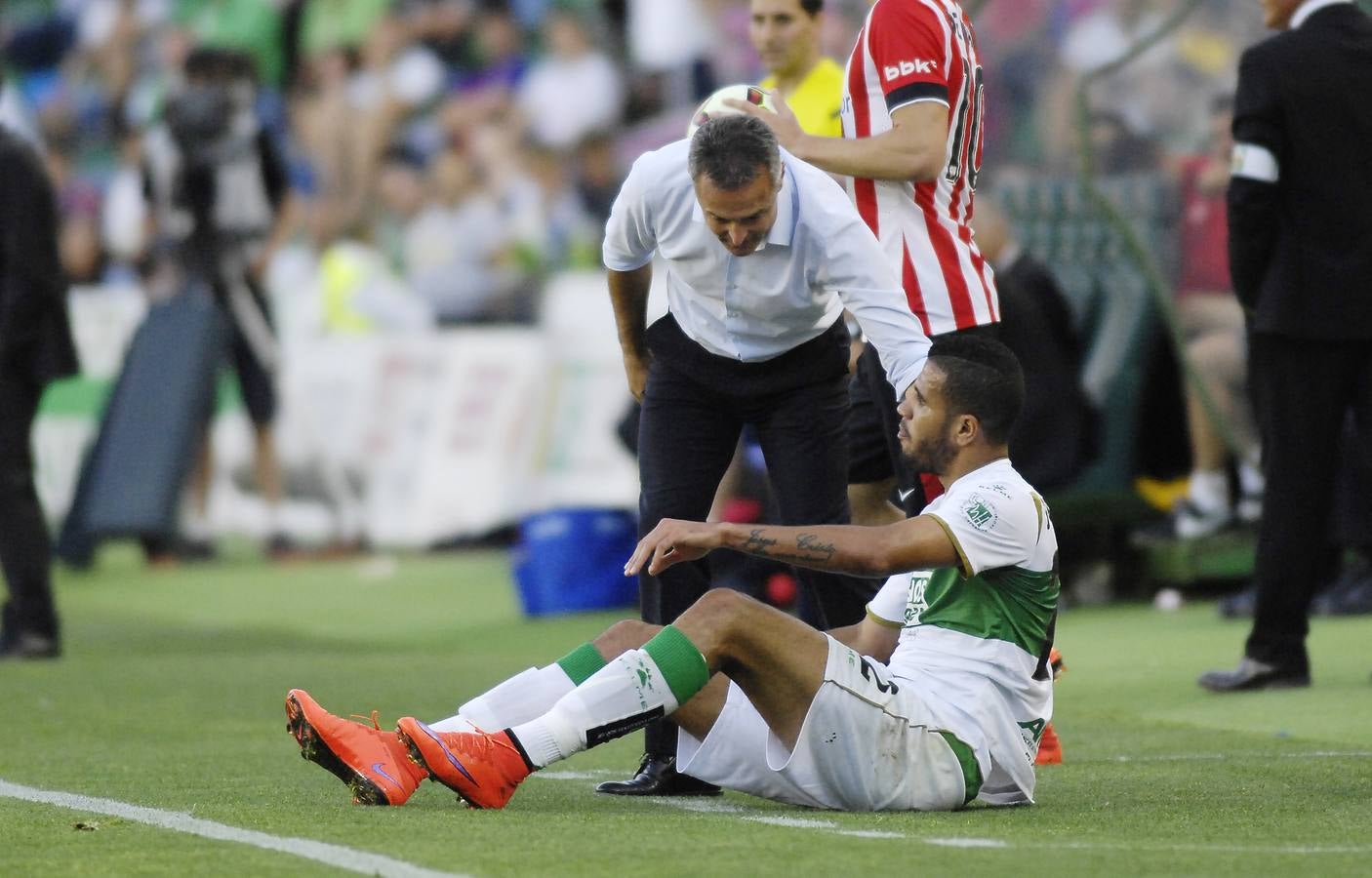 Partido entre el Elche y el Athletic