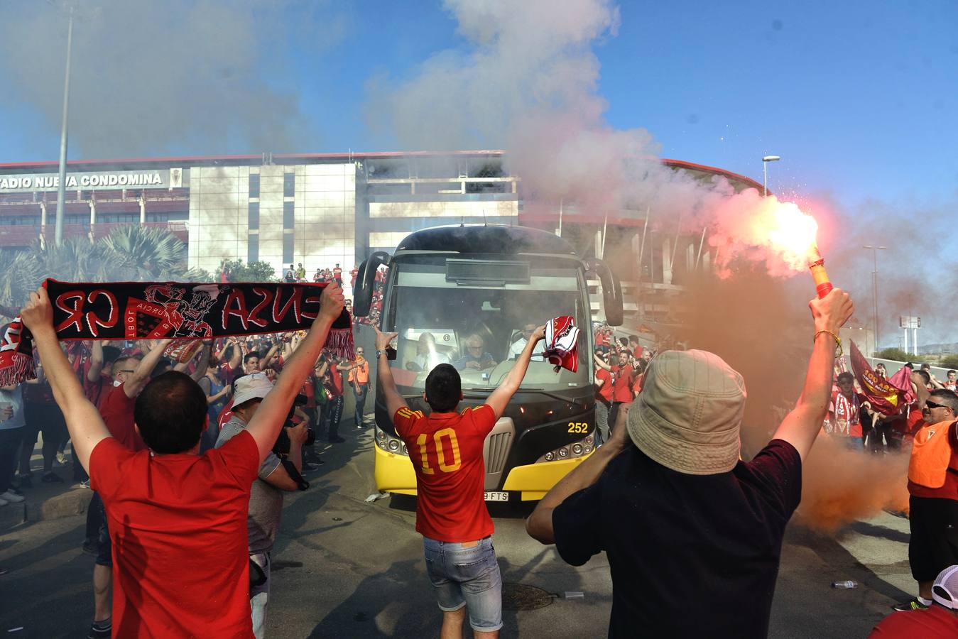 La afición grana, rumbo a Alicante