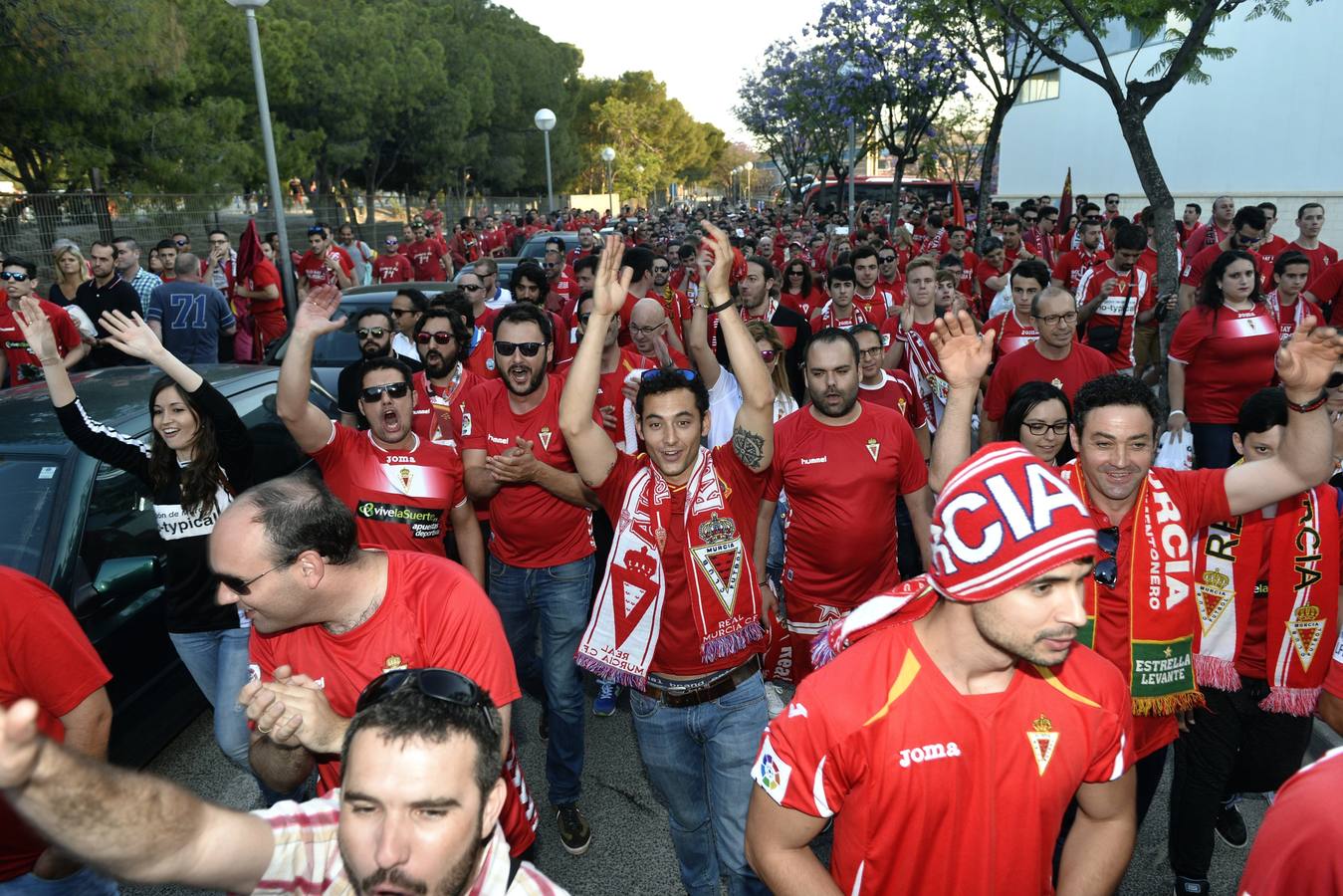 Las mejores imágenes del choque entre Hércules y Real Murcia