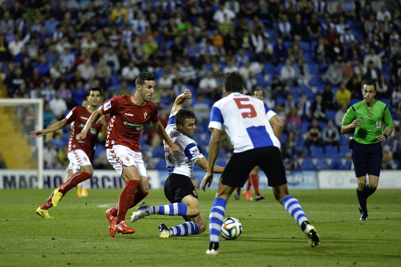 Las mejores imágenes del choque entre Hércules y Real Murcia