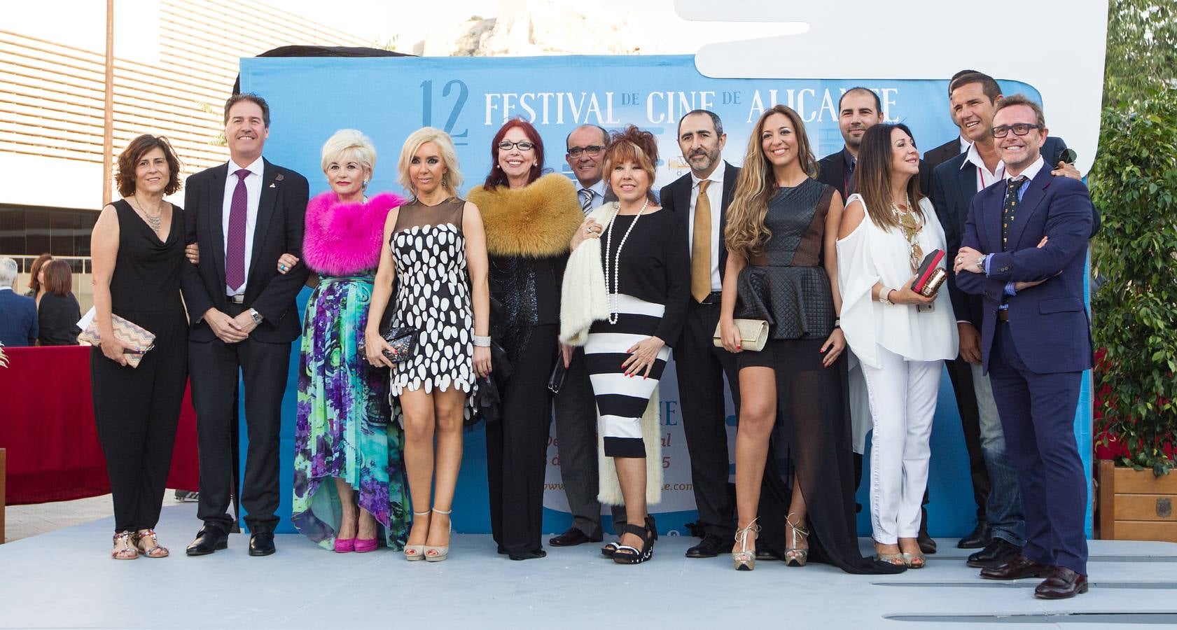 Alfombra roja en la gala inaugural del XII Festival de Cine de Alicante