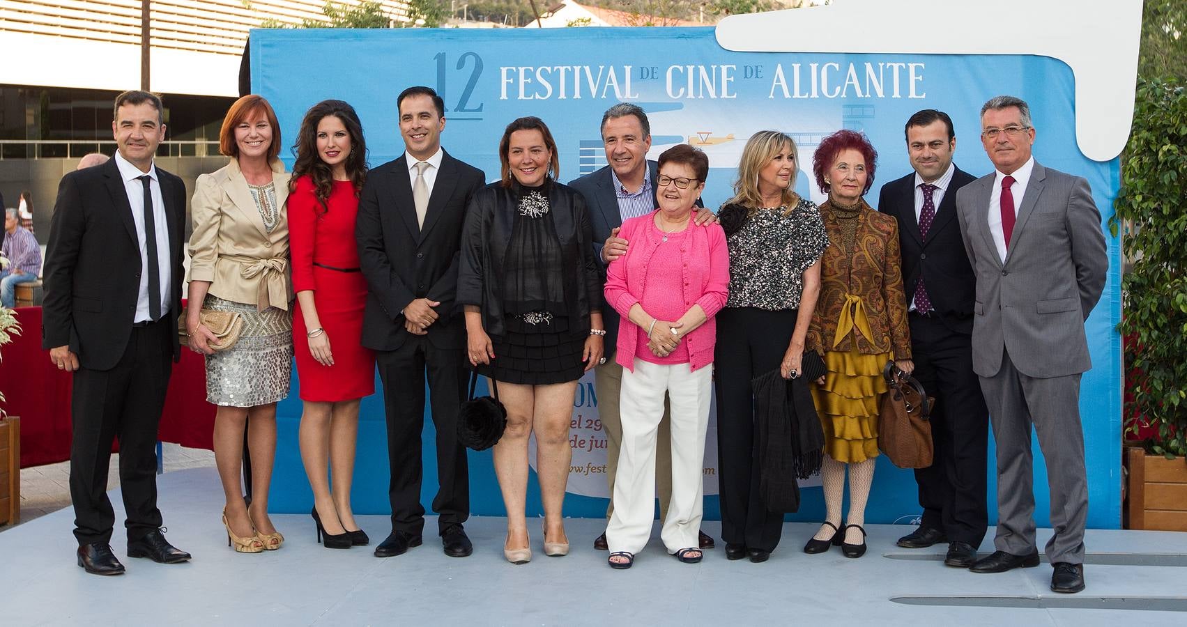 Alfombra roja en la gala inaugural del XII Festival de Cine de Alicante