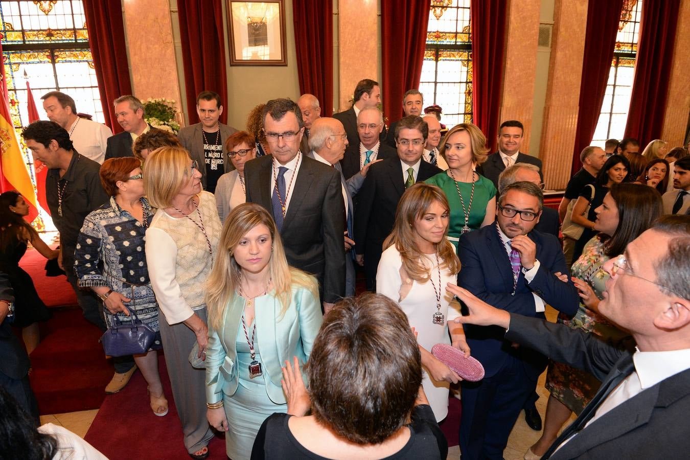 José Ballesta toma posesión de la alcaldía de la ciudad de Murcia. 