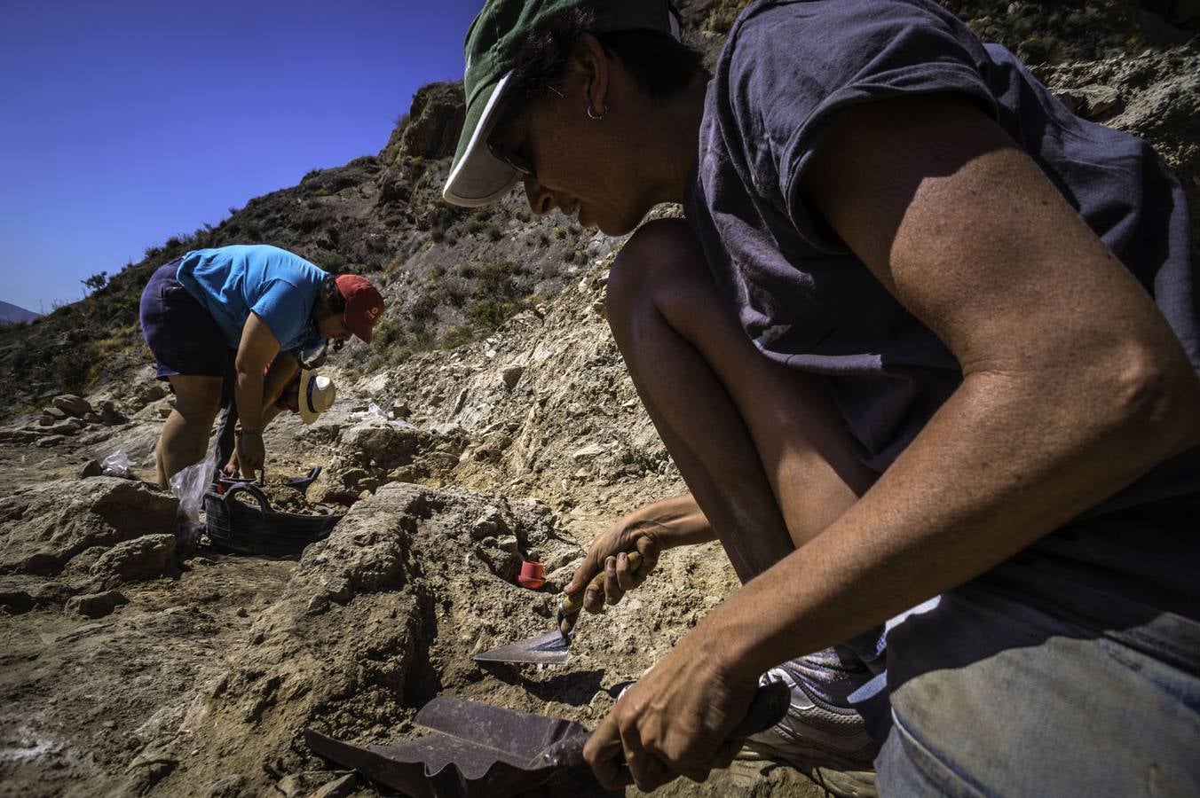 Excavación arqueológica en la Ladera del Castillo de Callosa del Segura