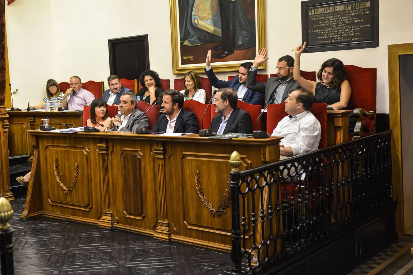 Pleno en el Ayuntamiento de Elche