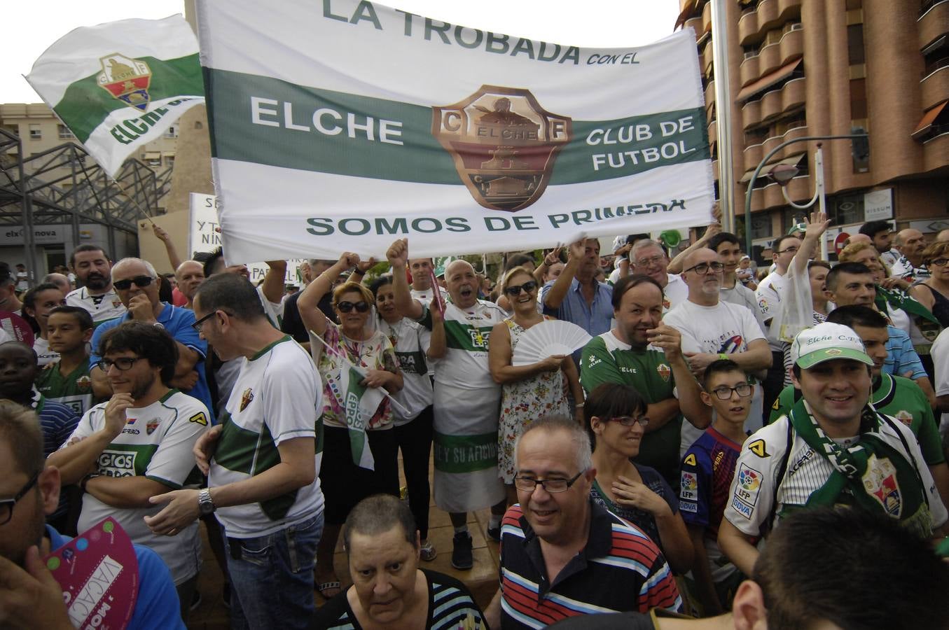 Manifestación por el descenso del Elche CF