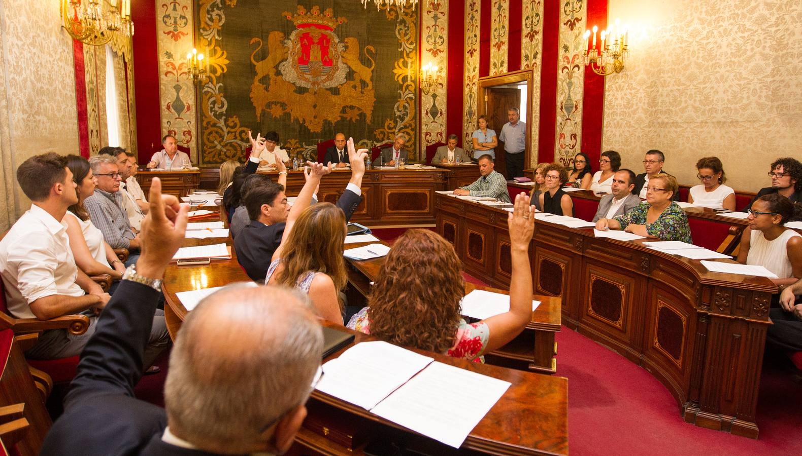 Primer pleno del Ayuntamiento de Aliante tras el 24M