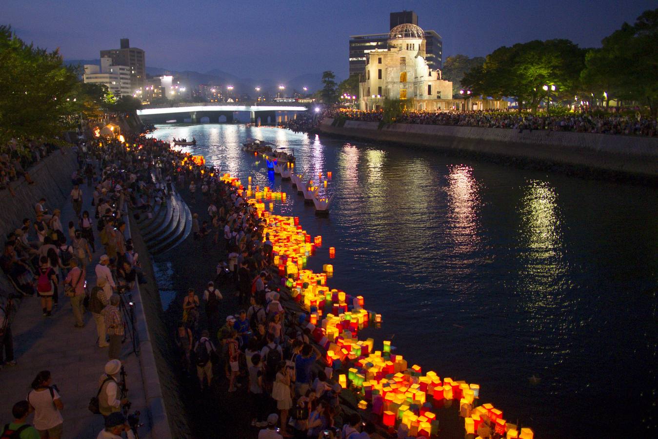 Recuerdo de la víctimas de Hiroshima