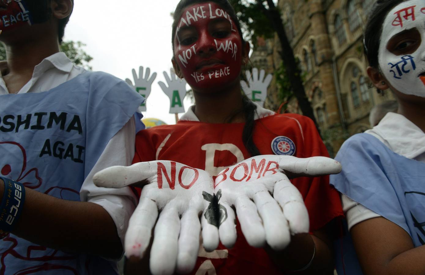 Recuerdo de la víctimas de Hiroshima