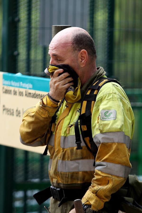 Así ha quedado el Cañón de Almadenes tras el fuego