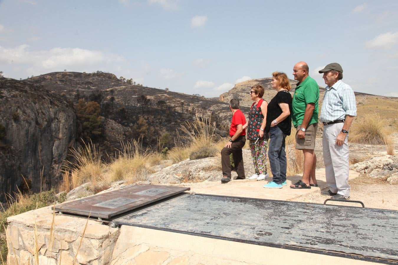 Así ha quedado el Cañón de Almadenes tras el fuego