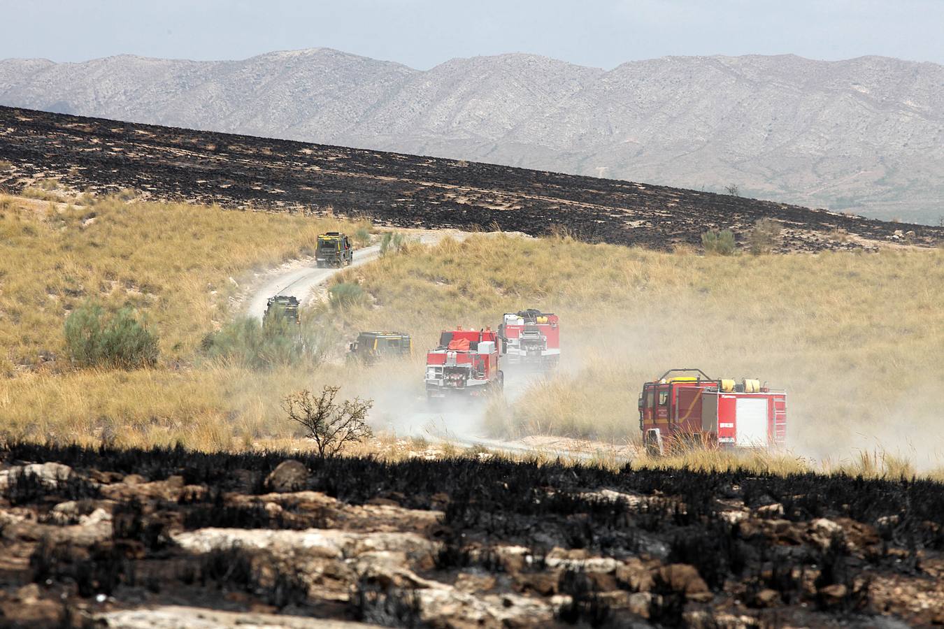 Así ha quedado el Cañón de Almadenes tras el fuego
