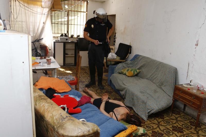 Una treintena de detenidos en una redada antidroga en La Paz