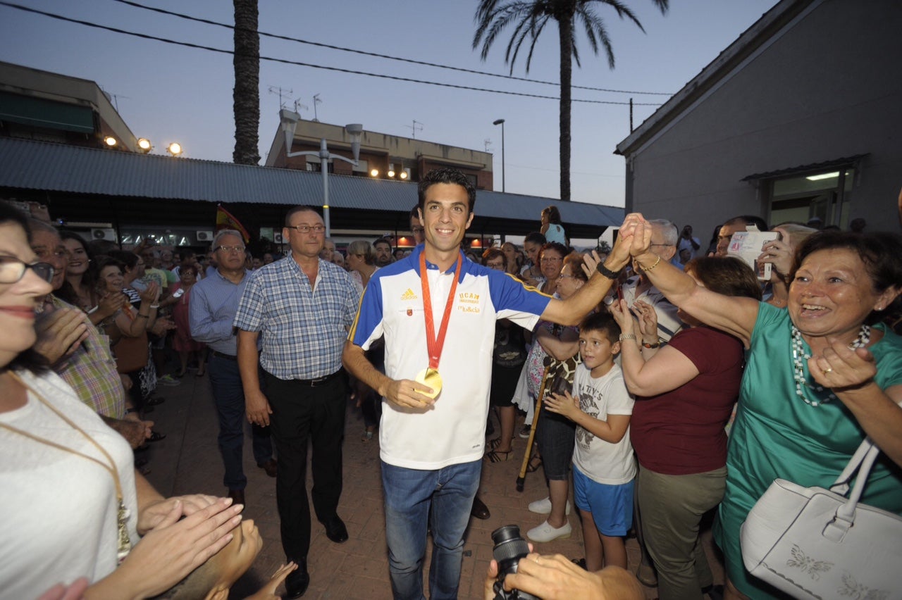 Llano de Brujas celebra con Miguel Ángel López la medalla de oro