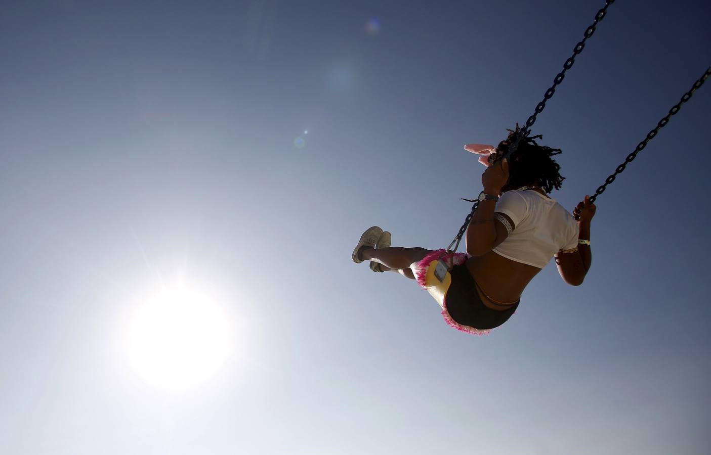 Espejos y música en el desierto de Nevada