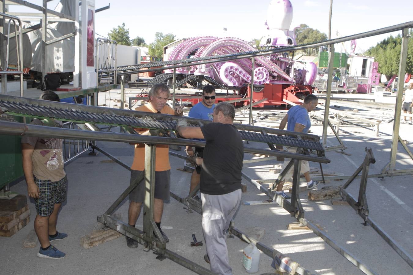 Todo listo para la Feria de Lorca