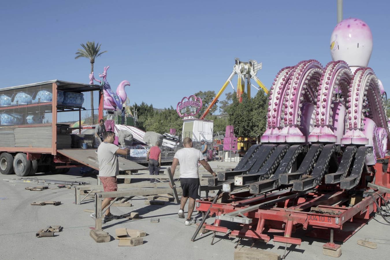 Todo listo para la Feria de Lorca