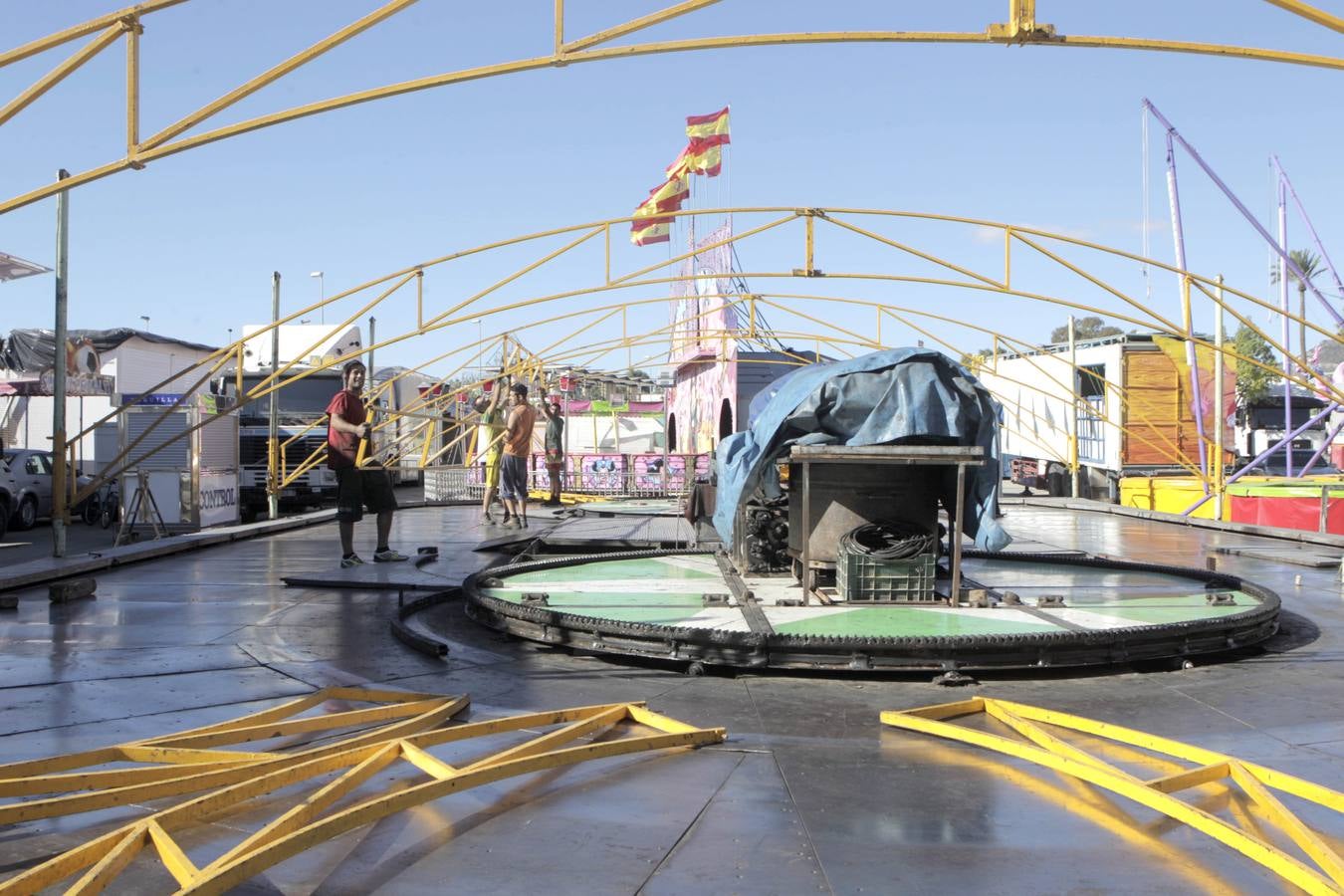 Todo listo para la Feria de Lorca