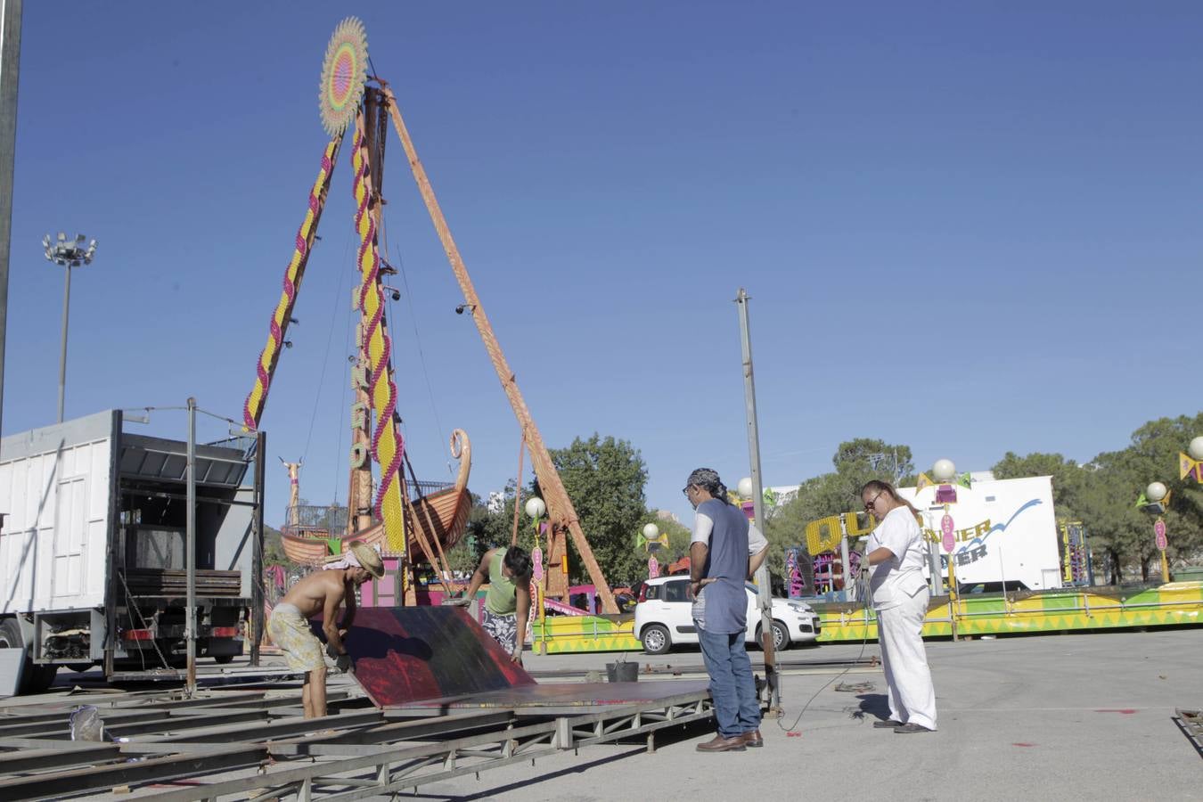 Todo listo para la Feria de Lorca