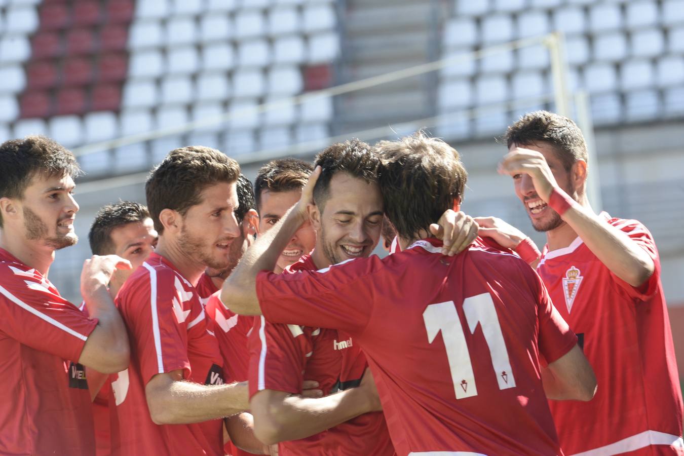 Las mejores imágenes del choque entre Real Murcia y Melilla U.D