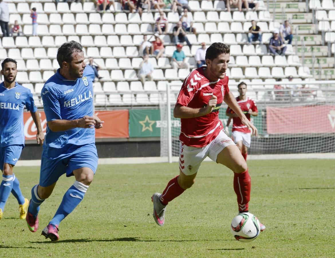 Las mejores imágenes del choque entre Real Murcia y Melilla U.D