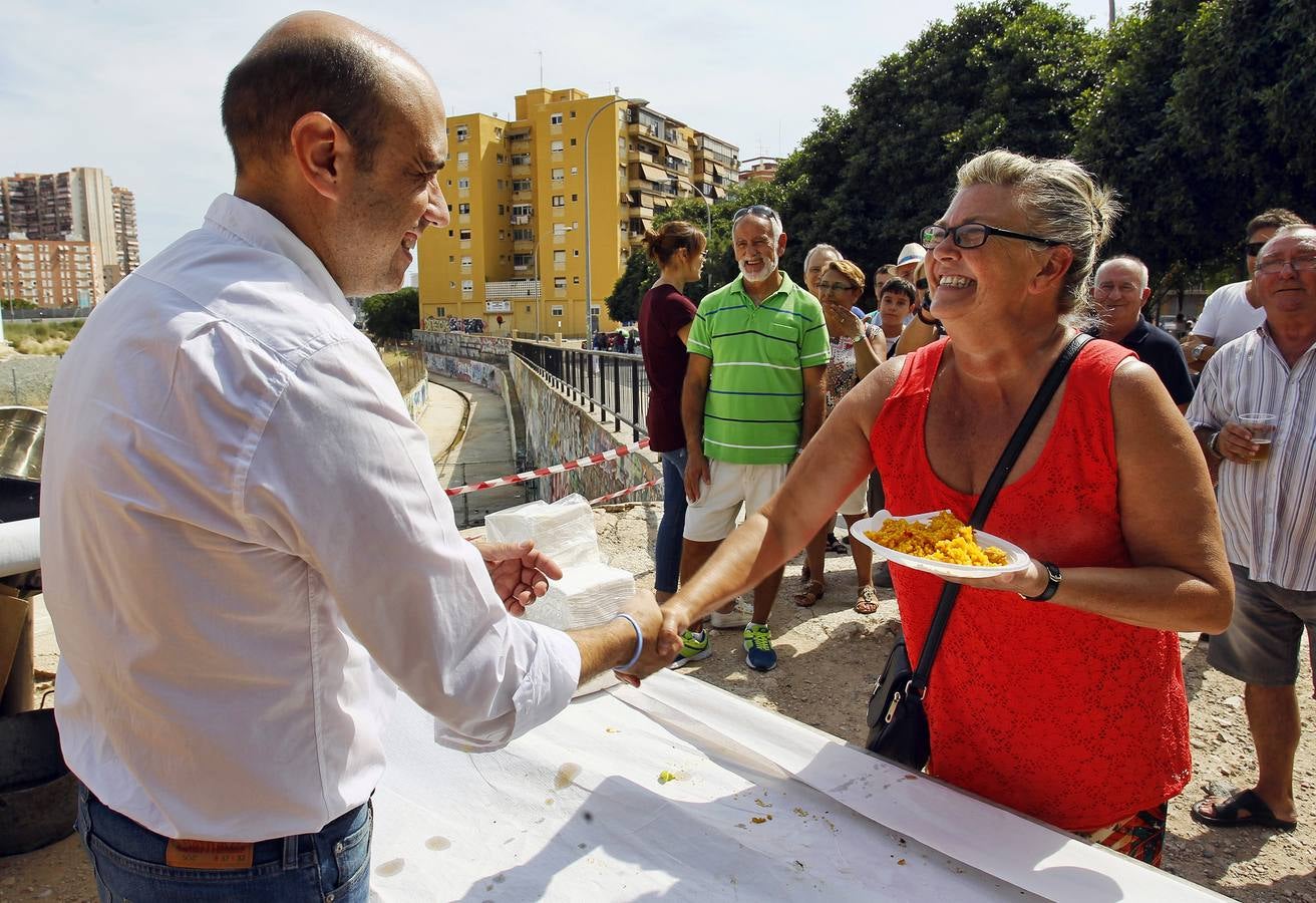 Inauguración del vial que une el barrio de San Blas con Princesa Mercedes y Alipark