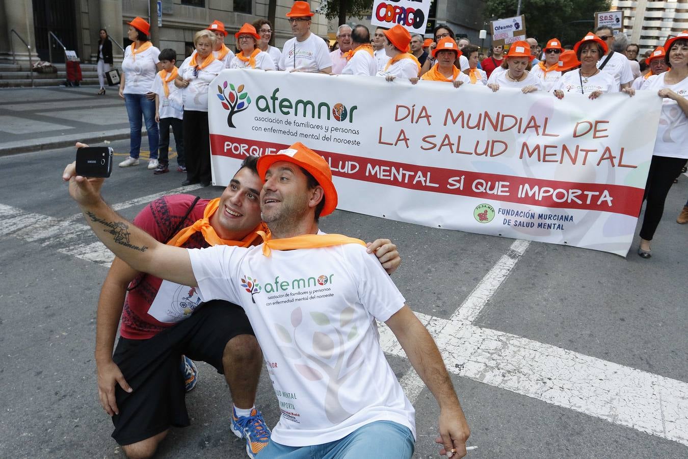 Las asociaciones de salud mental protestan en Murcia