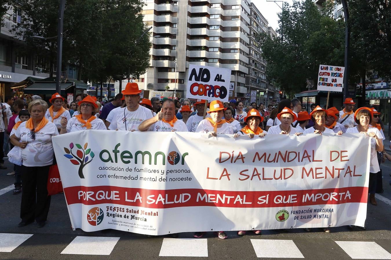 Las asociaciones de salud mental protestan en Murcia