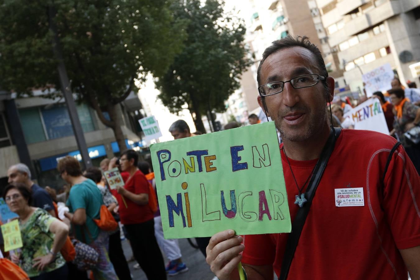 Las asociaciones de salud mental protestan en Murcia