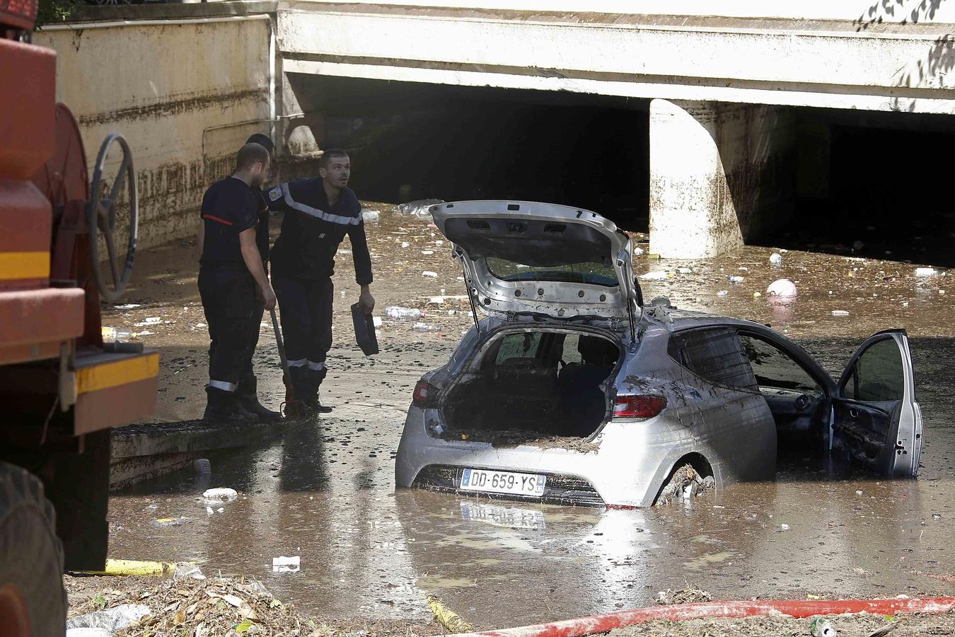 Inundaciones en el sudeste de Francia