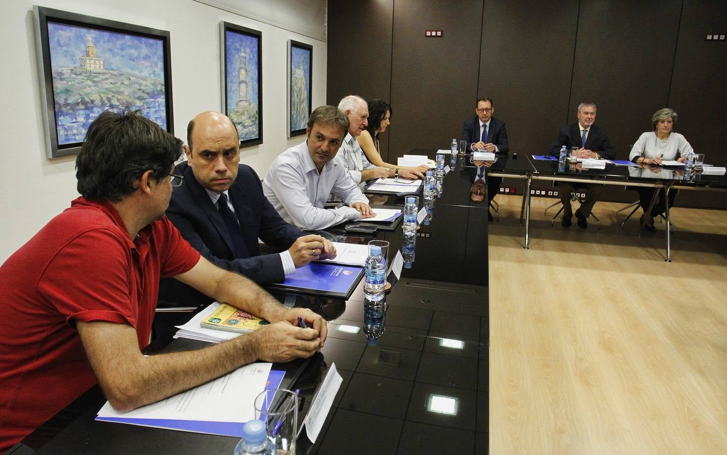 El tripartito participa en la reunión del consejo de administración del Puerto de Alicante