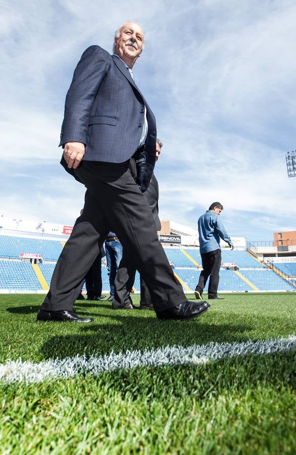 Del Bosque se toma el España-Inglaterra en el Rico Pérez como si fuera un partido oficial