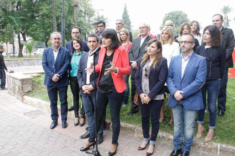 Presentación de las candidaturas del PSOE al Senado y al Congreso