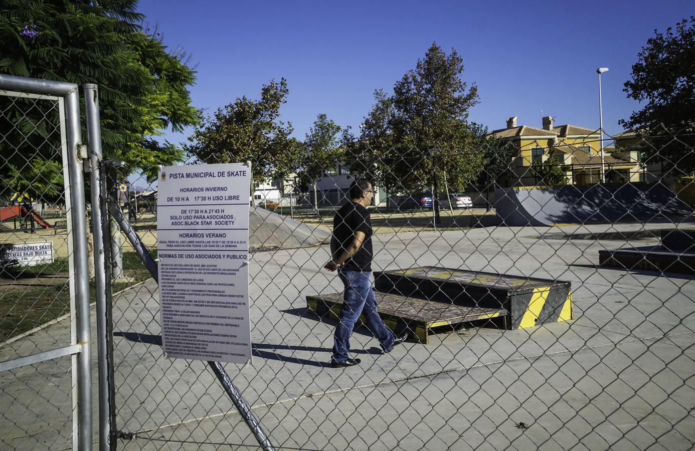 El PP denuncia el mal estado de la pista de patinaje de la Plaza Béjar
